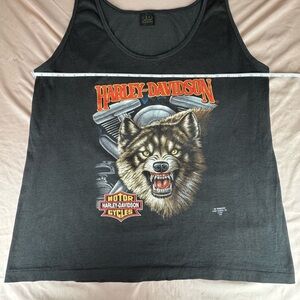 Vintage 3D Emblem Men’s Harley-Davidson Tank Top XL Single Stitch